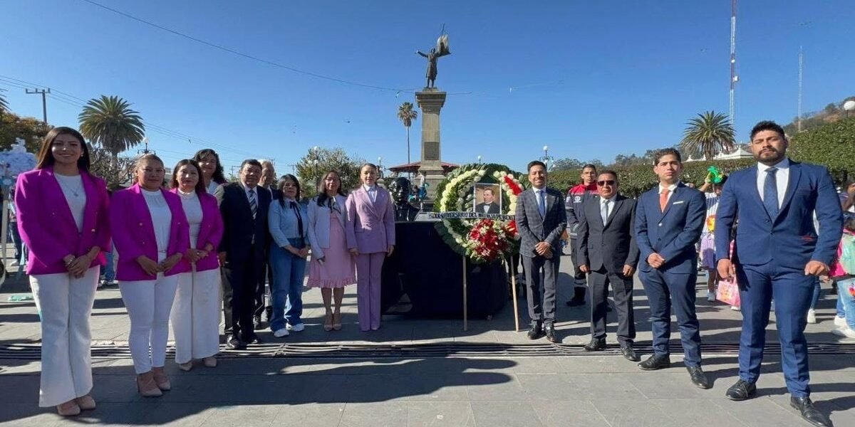 Amecameca conmemora 220 años del natalicio de Benito Juárez