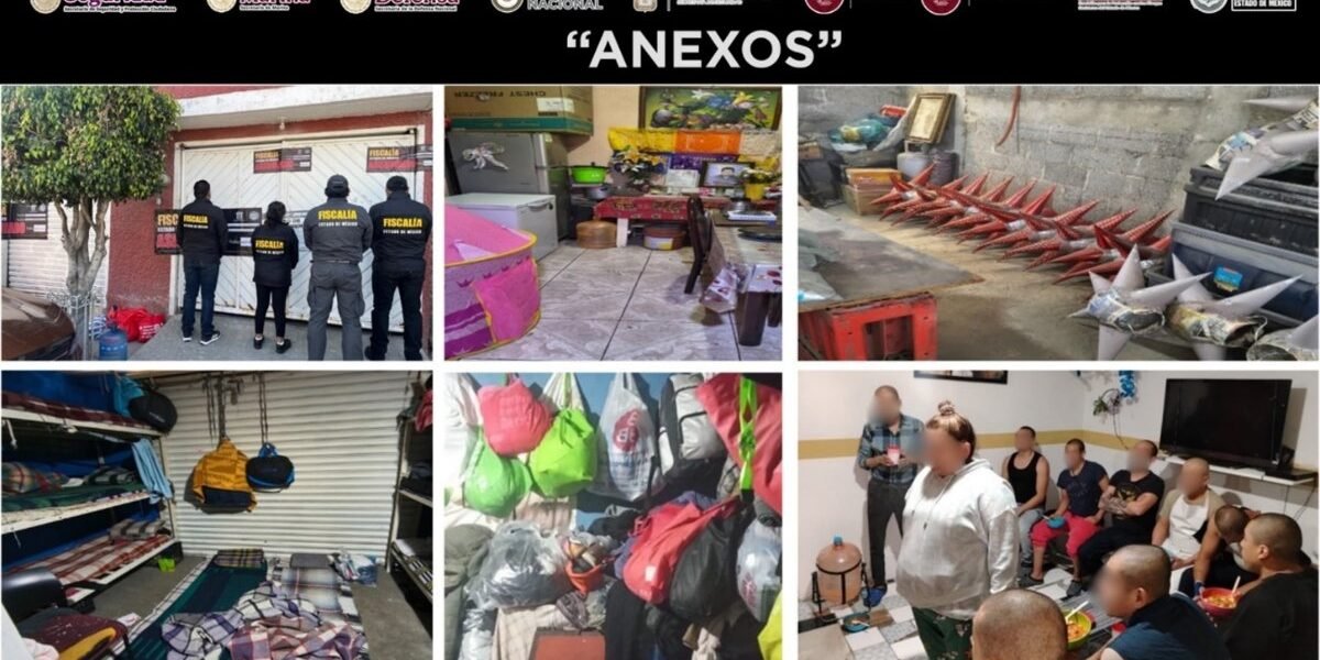 Operativo masivo en 94 anexos revela guaridas del crimen en Estado de México