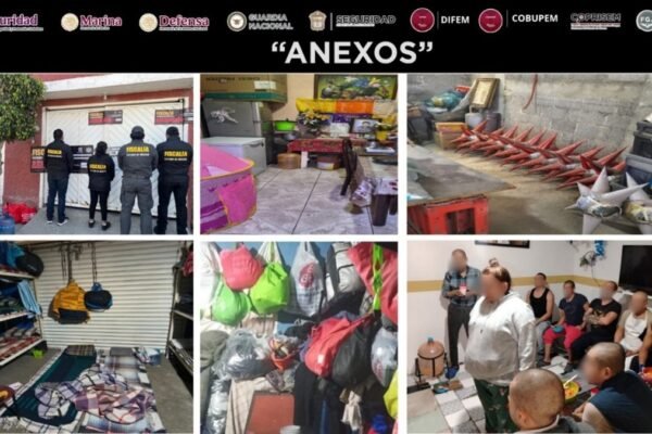 Operativo masivo en 94 anexos revela guaridas del crimen en Estado de México
