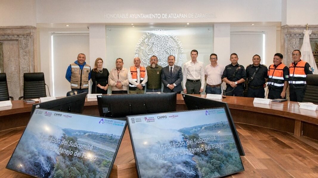 Atizapán refuerza defensa contra incendios forestales con nuevo subcomité