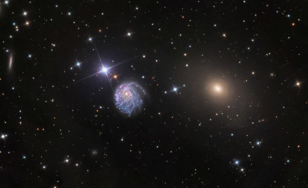 Telescopio latinoamericano presencia choque estelar en galaxia distante