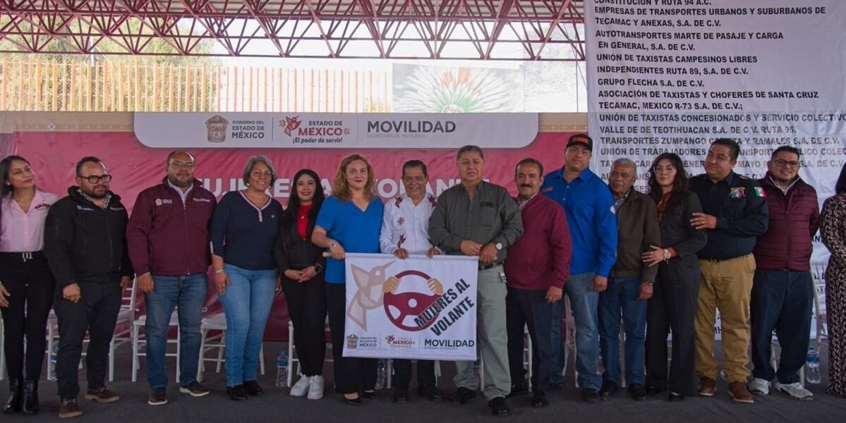 602 mujeres capacitadas como operadoras de transporte en el Estado de México