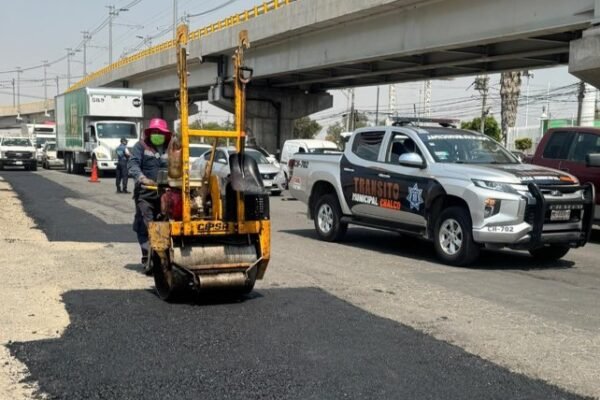Chalco avanza en trabajos de bacheo para mejorar seguridad vial