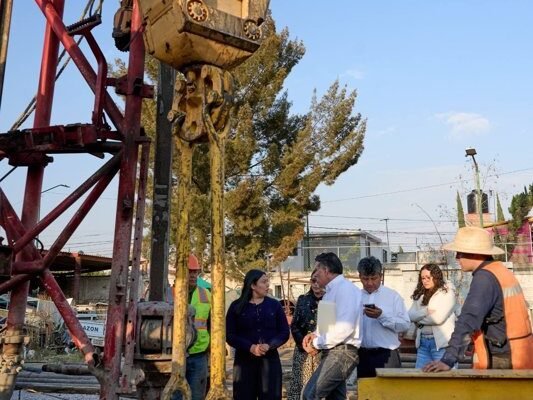 Chalco perfora nuevo pozo para garantizar agua potable a cuatro colonias