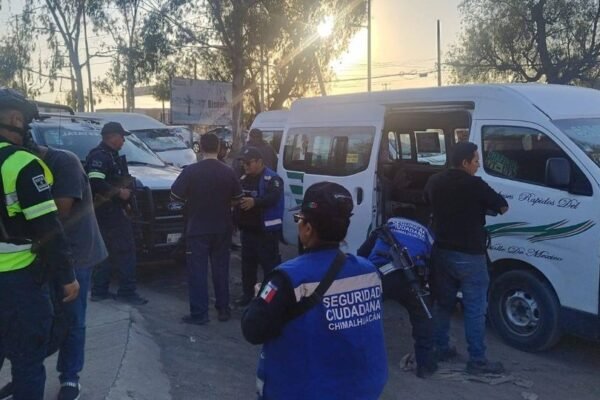Chimalhuacán refuerza seguridad en transporte público con operativos permanentes