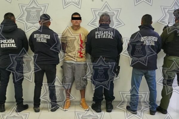 Policía de Chimalhuacán detiene a sospechoso de detonaciones con arma