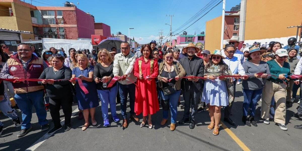 Chimalhuacán inaugura reconstrucción de calle El Molino con accesibilidad total