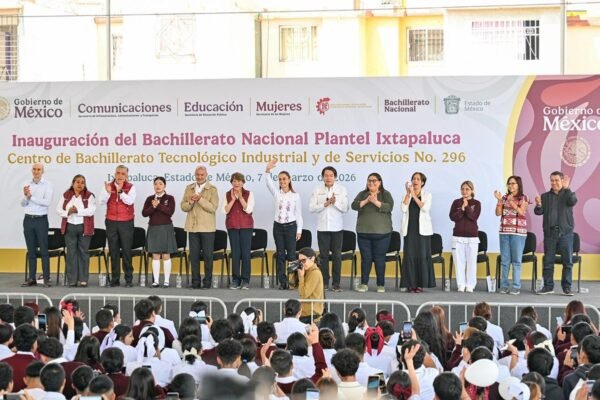 Edomex inaugura dos CBTIS con inversión de 134 mdp para ampliar educación tecnológica