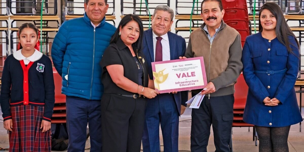 Tultepec: inversión de 12.8 millones en infraestructura educativa