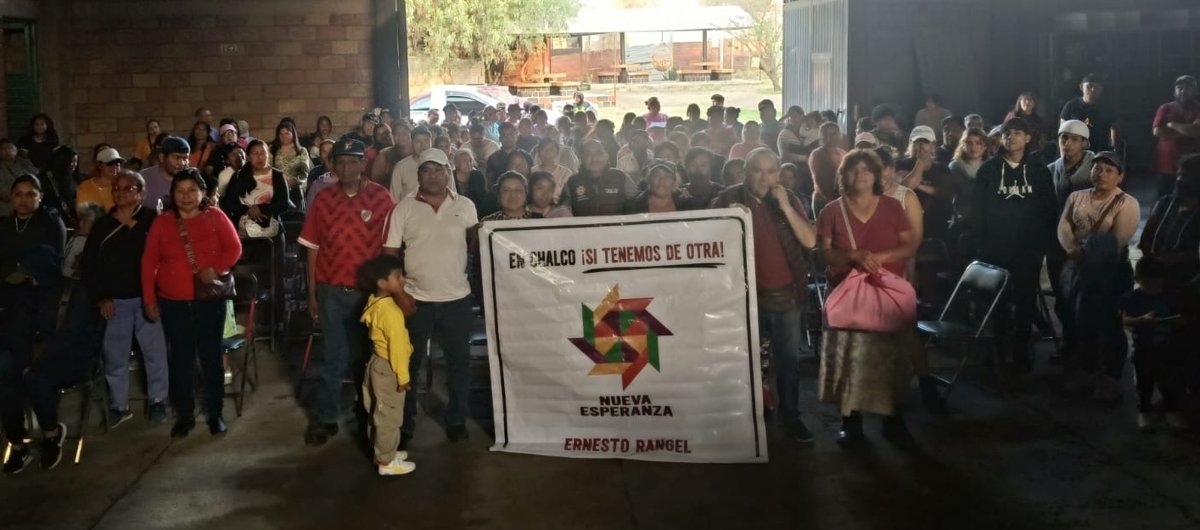 Movimiento Nueva Esperanza crece en Chalco con respaldo ciudadano