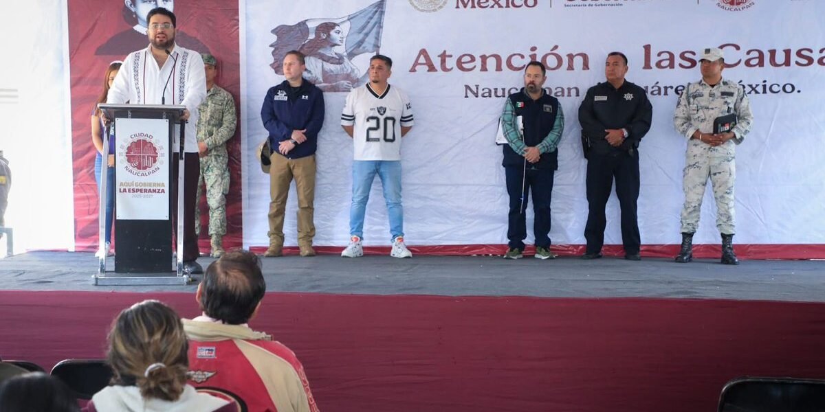 Naucalpan recupera espacios públicos con estrategia de seguridad y oportunidades para jóvenes