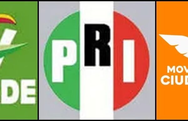 PRI, PVEM y MC adelantan campañas con primeros candidatos para 2027