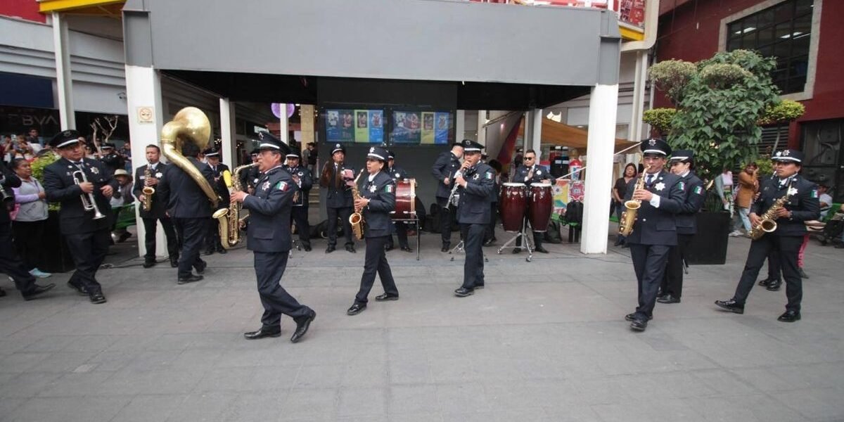 Secretaría de Seguridad sorprende a chalqueños con flashmob en plaza comercial