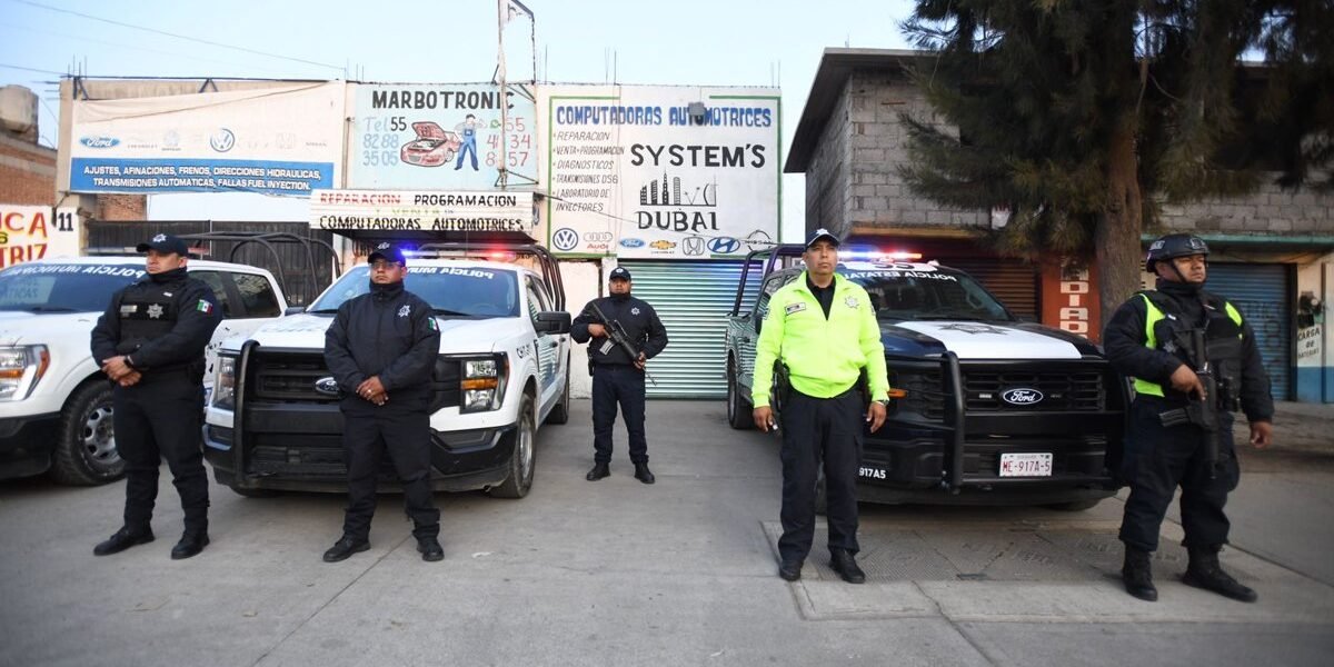 Estado de México refuerza seguridad en transporte con operativos en tres municipios