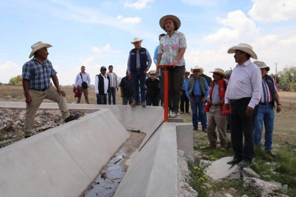Aculco avanza en obras hidroagrícolas para mejorar acceso al agua