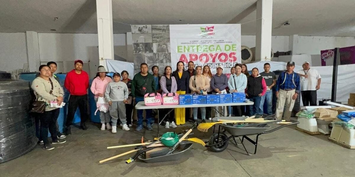 Amecameca entrega herramientas y equipamiento a precios subsidiados para mejorar viviendas