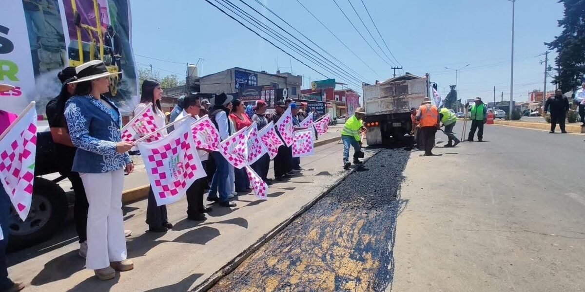 Amecameca inicia Bachetón 2026 con 900 toneladas de asfalto