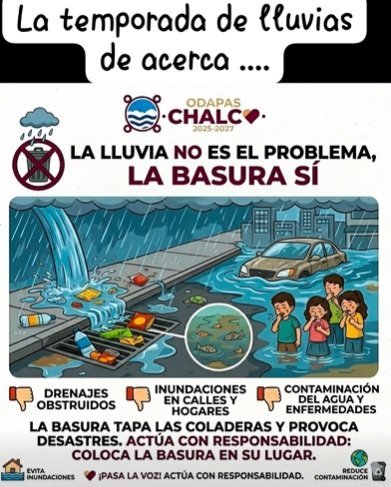 Chalco intensifica campaña para proteger drenaje antes de lluvias