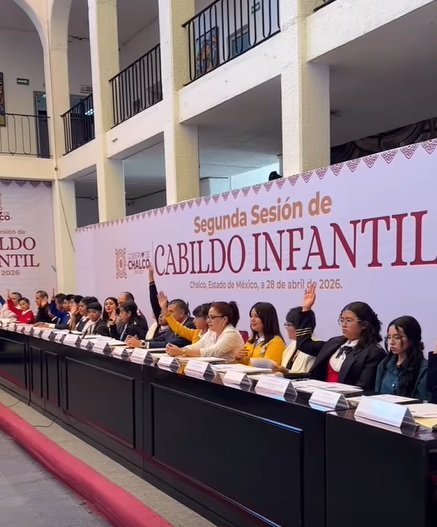 Chalco realiza Cabildo Infantil para escuchar propuestas de los niños