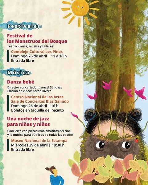 Secretaría de Cultura presenta cartelera nacional para celebrar el Día del Niño