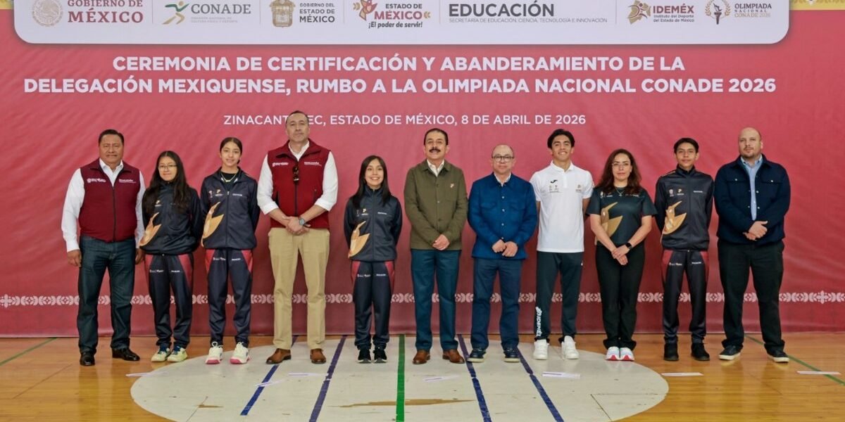 Más de mil deportistas mexiquenses competirán en la Olimpiada Nacional CONADE 2026