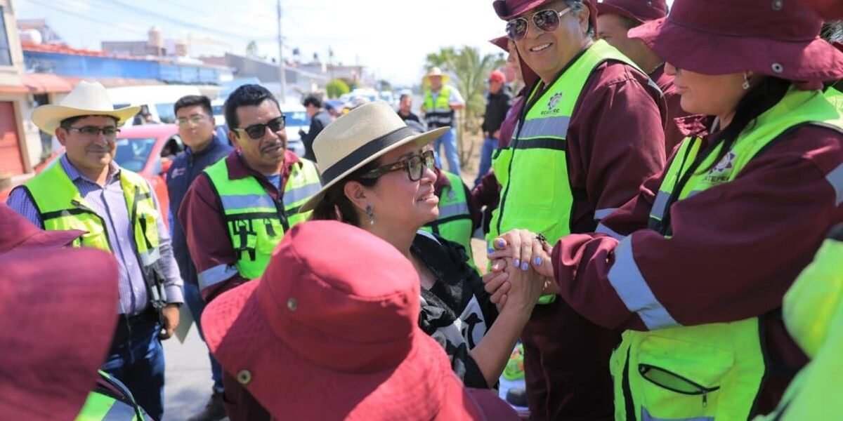 Ecatepec rescata camellones y senderos para mejorar seguridad y movilidad