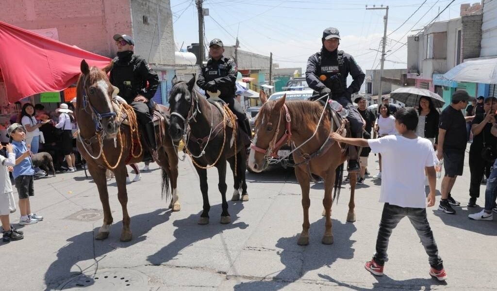 Ecatepec cierra Semana Santa sin incidentes con despliegue de más de mil policías