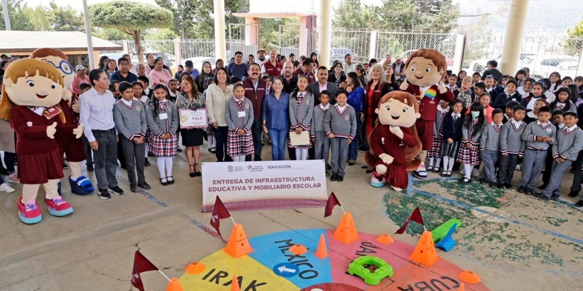 Estado de México invierte 23 mdp en infraestructura educativa de dos municipios