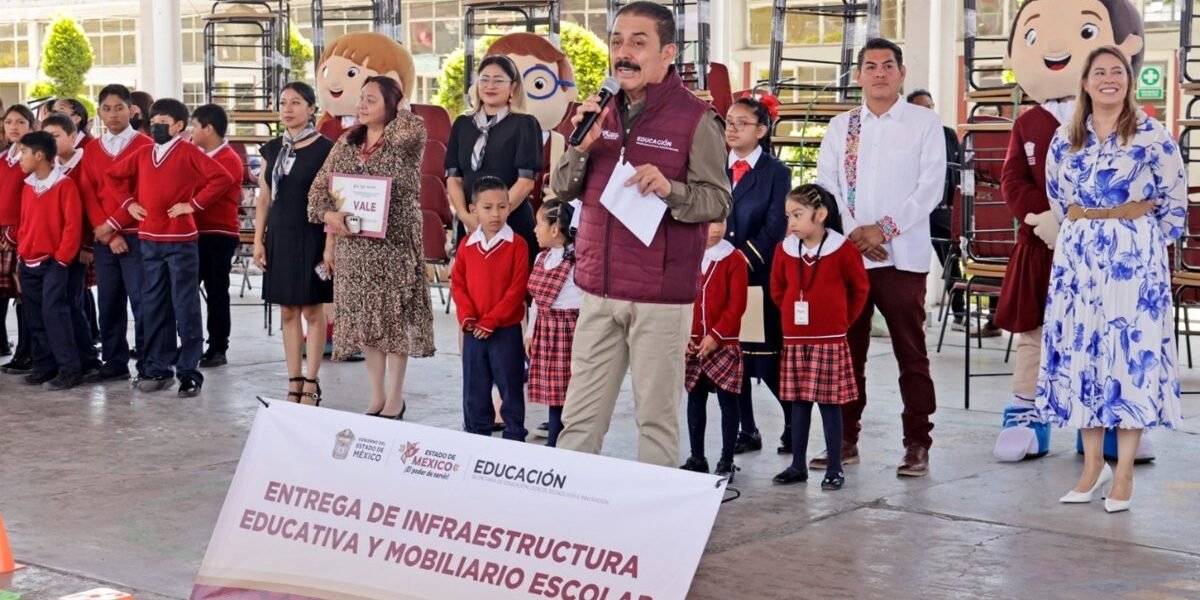 EdoMéx invierte 61.76 mdp en mejora de infraestructura escolar