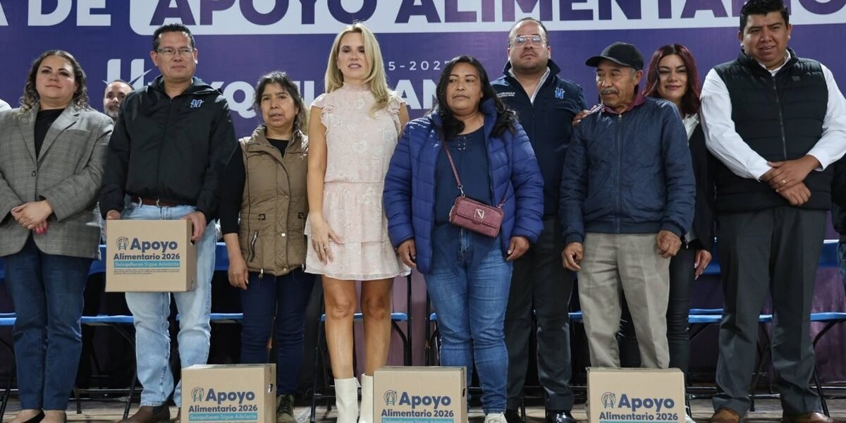 Huixquilucan entrega 28 mil despensas para apoyar a familias vulnerables