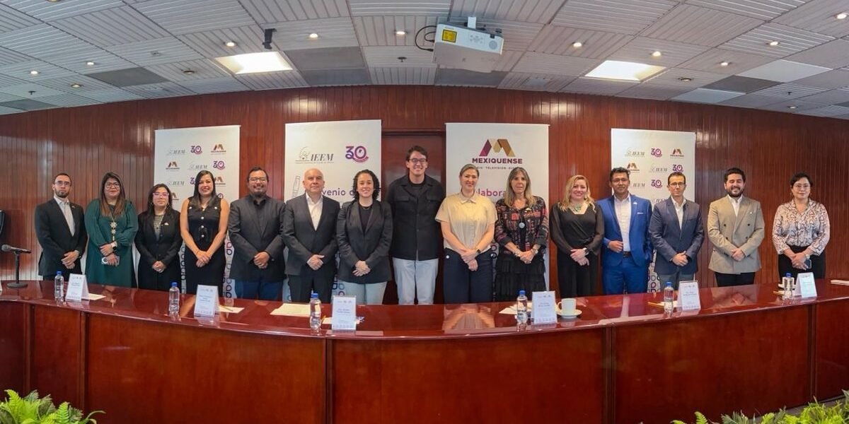 IEEM y Sistema Mexiquense de Medios Públicos firman acuerdo para fortalecer la cultura cívica