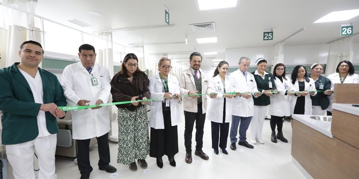 IMSS inaugura nueva sala de hemodiálisis en Azcapotzalco con 40 sillones