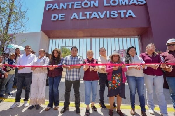 La Paz inaugura barda del Panteón de Altavista para combatir inseguridad