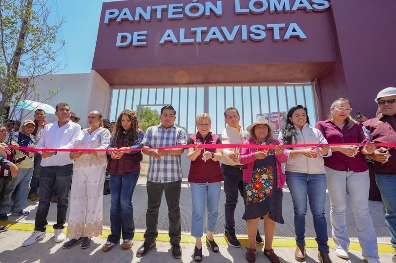 La Paz inaugura barda del Panteón de Altavista para combatir inseguridad