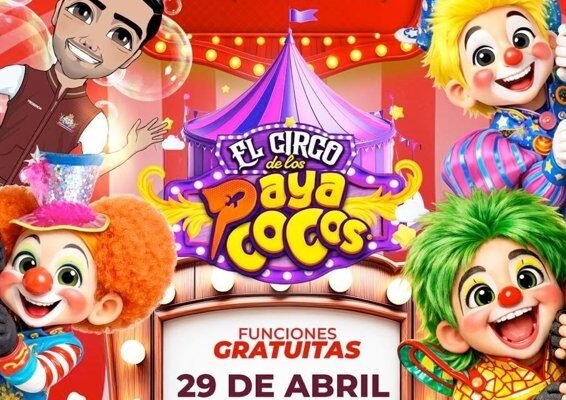 Circo de los Payacocos llega a Nezahualcóyotl para festejar el Día del Niño