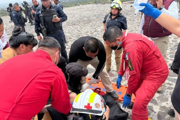 Tiroteo en Teotihuacán: un muerto y siete heridos en la Pirámide de la Luna