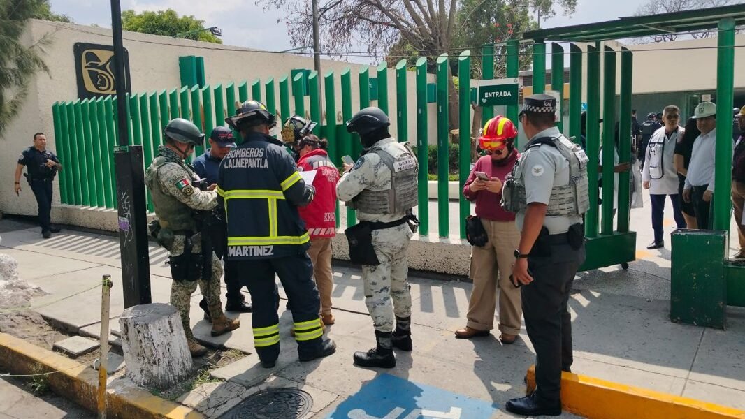 Amenaza de bomba en clínica del IMSS de Tlalnepantla desata operativo de seguridad