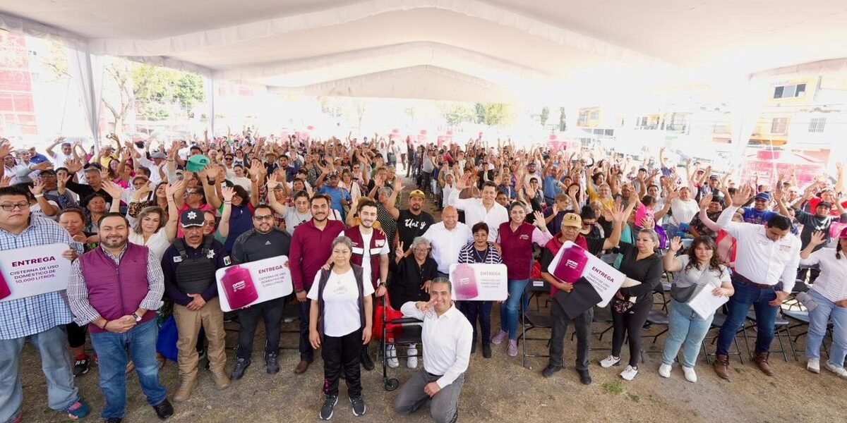 Tlalnepantla arranca programa de cisternas y tinacos contra desabasto de agua