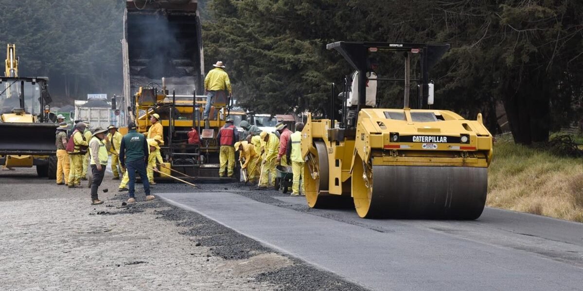Avanzan al 60% trabajos de reconstrucción de carretera Ocoyoacac-Tenango