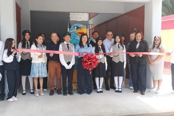 Chalco amplía infraestructura educativa con nuevas aulas en secundaria Luis G. Urbina