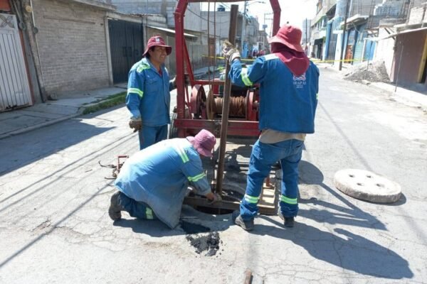Odapas Chalco intensifica desazolve de drenajes ante temporada de lluvias