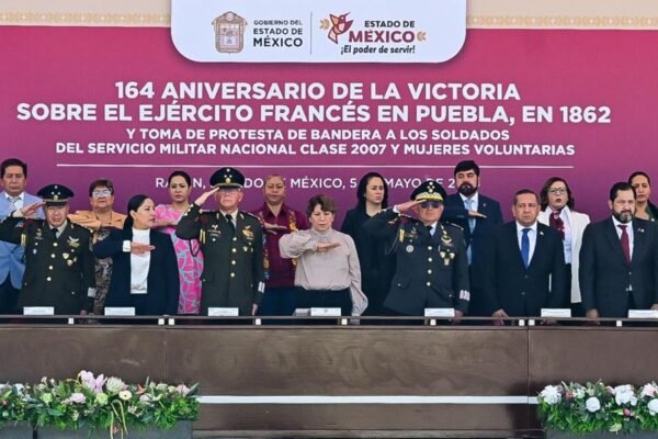 Estado de México conmemora 164 años de la Batalla de Puebla con acto encabezado por Gómez Álvarez