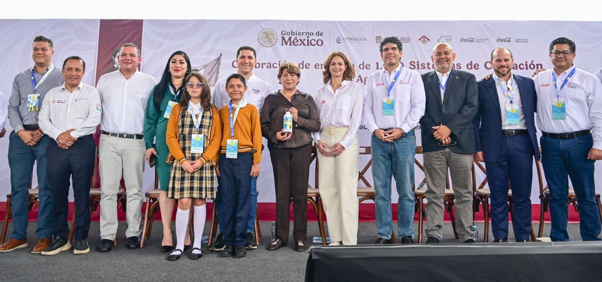 Edomex instala el sistema mil de captación pluvial en escuelas
