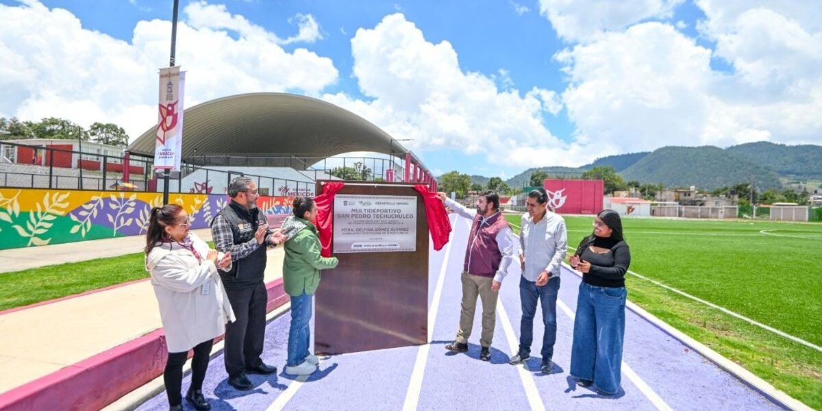Joquicingo inaugura multideportivo renovado con inversión de 17 millones