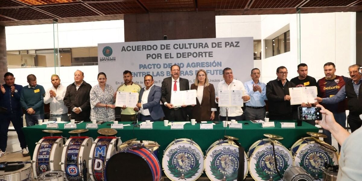 PT y barras de futbol firman histórico pacto de paz rumbo a 2026