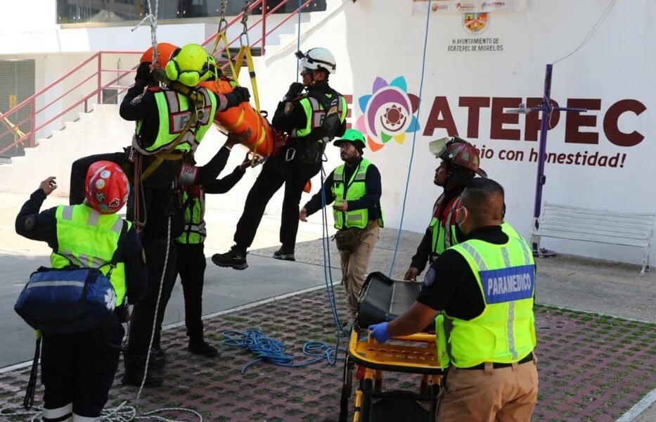 Ecatepec logra evacuación en tiempo récord en simulacro de sismo