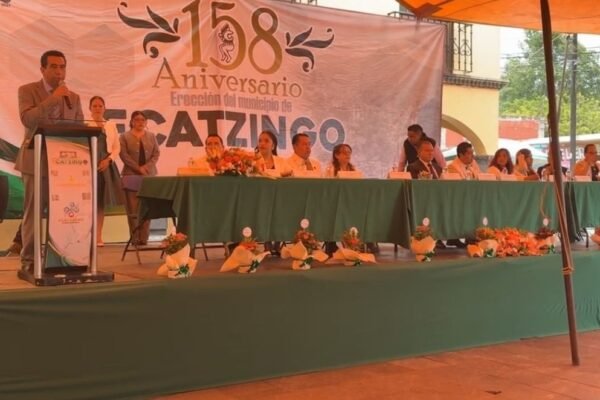 Ecatzingo celebra 158 años de su erección municipal con reconocimiento a su gente