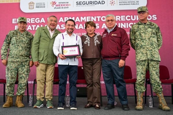 Estado de México invierte 92.4 mdp para equipar a policías municipales