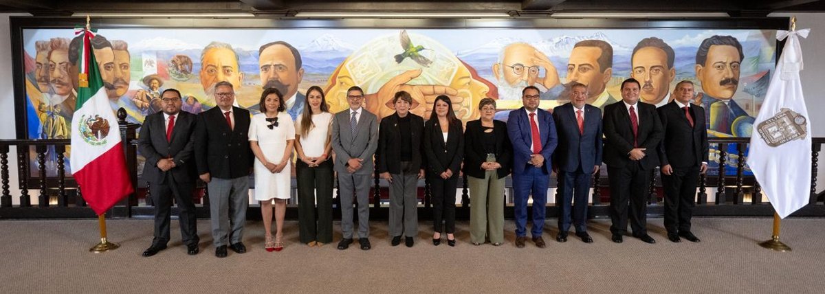 Delfina Gómez designa nuevos funcionarios en tribunales, salud, trabajo y movilidad