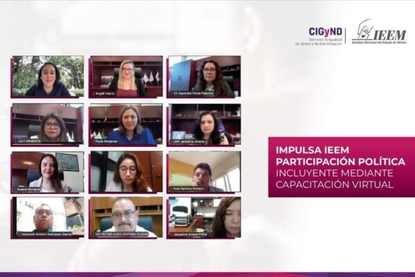 IEEM impulsa democracia inclusiva con capacitación para grupos vulnerables
